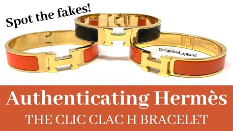 how to tell a real hermes bracelet|hermes clic clac h false.